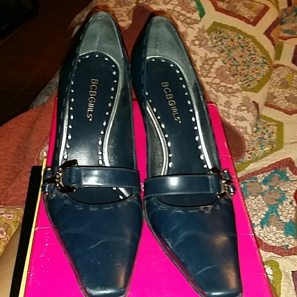 Bcb girls women's navy  heels