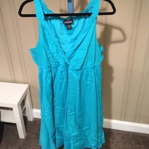 Fun teal cotton sundress