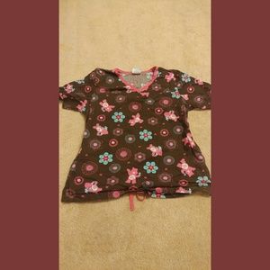 Care Bear scrub top