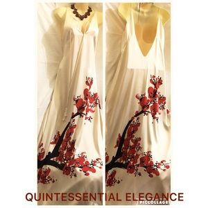 JAYSON BRUNDSON BERGDORF Silk Designer Gown