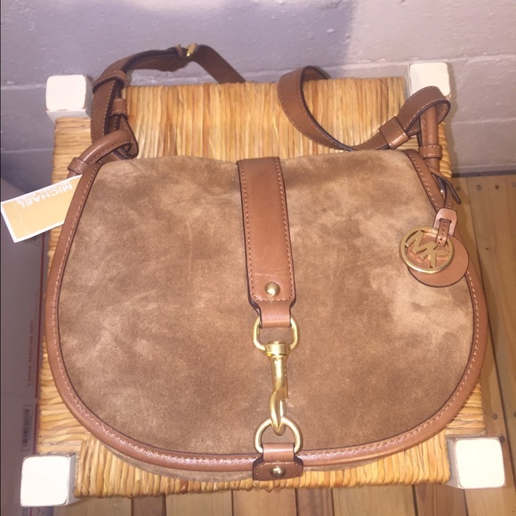 Michael Kors Handbags - Michael Kors suede NWT handbag