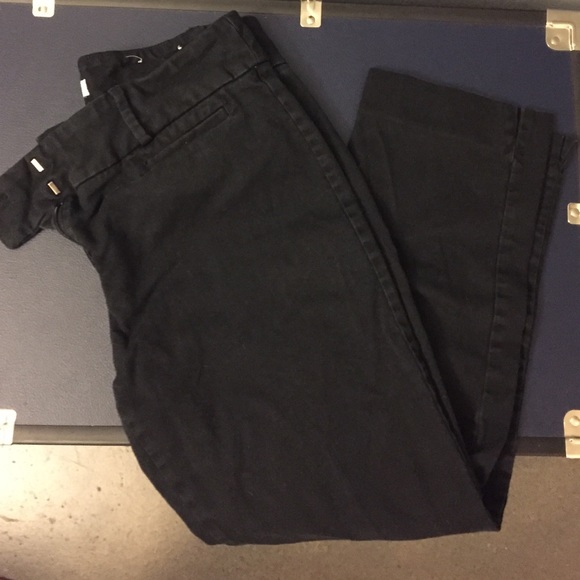 LOFT riviera pants black