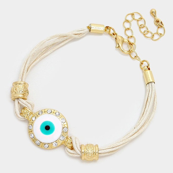 Evil Eye Multi-Strand Bracelet - image 3