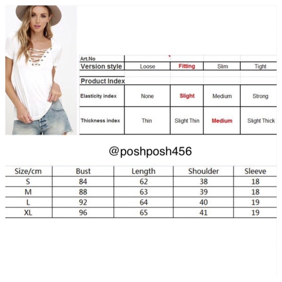 🎉HOST PICK🎉Loose Short Sleeve lace up Tops - Picture 4 of 4