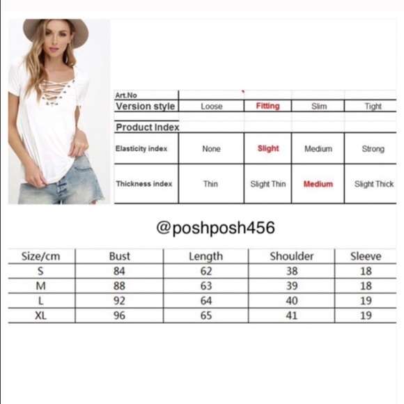 🎉HOST PICK🎉❗️LAST ONE❗️Short Sleeve lace up Tops - Picture 4 of 4