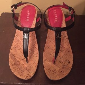 Lauren Ralph Lauren Black Wedges