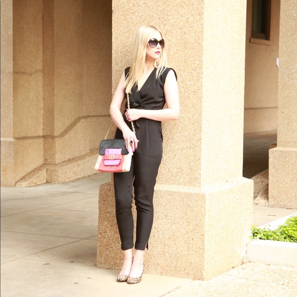 DVF Colorblock Clutch Shoulder Bag - Picture 5 of 8