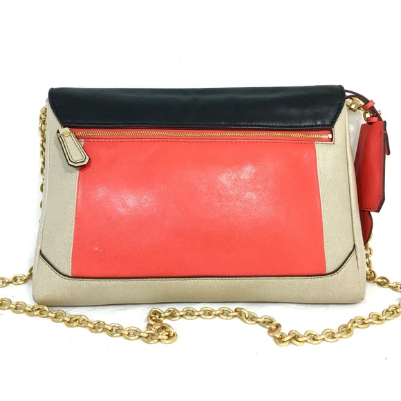 DVF Colorblock Clutch Shoulder Bag - Picture 6 of 8