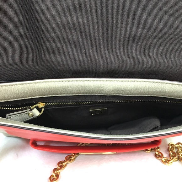 DVF Colorblock Clutch Shoulder Bag - Picture 7 of 8