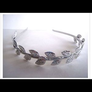 Metal petal head band.