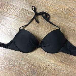 Bikini Swimsuit top push-up- black