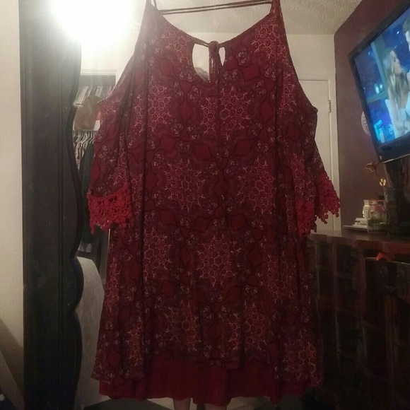 Off the shoulder dress