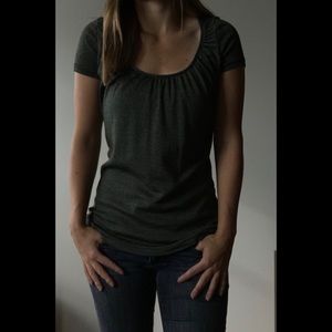 Michael Stars top, green shimmer