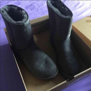 grey UGG boots