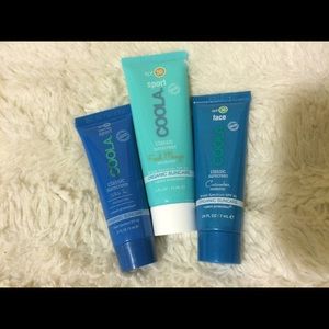 Coola sunscreens sample sizes