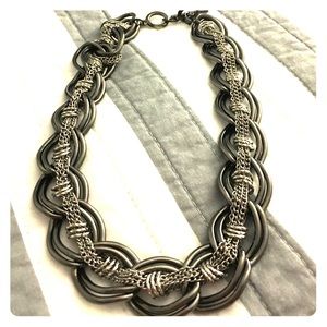 Unique and fun silver necklace