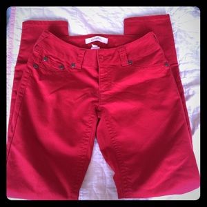 Candies red jeans