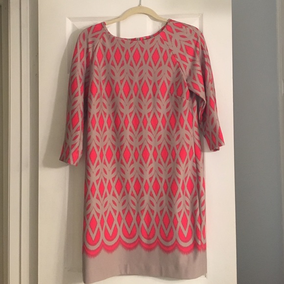 Patterned Shift Dress
