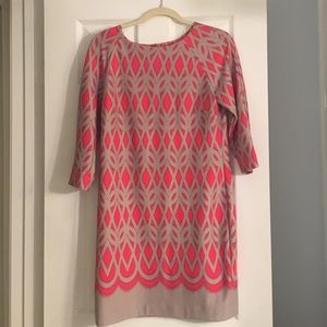 Patterned Shift Dress