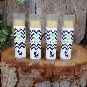 Organic handmade lavender lip balm 4 pack