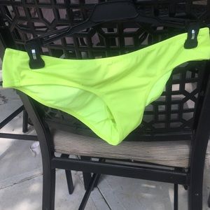 Victoria's Secret lime green cheeky bikini