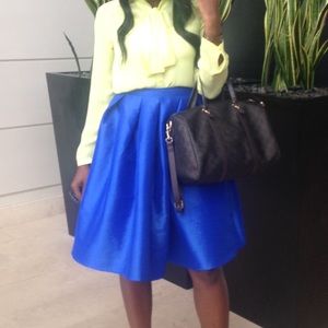 Royal Blue Align Skirt