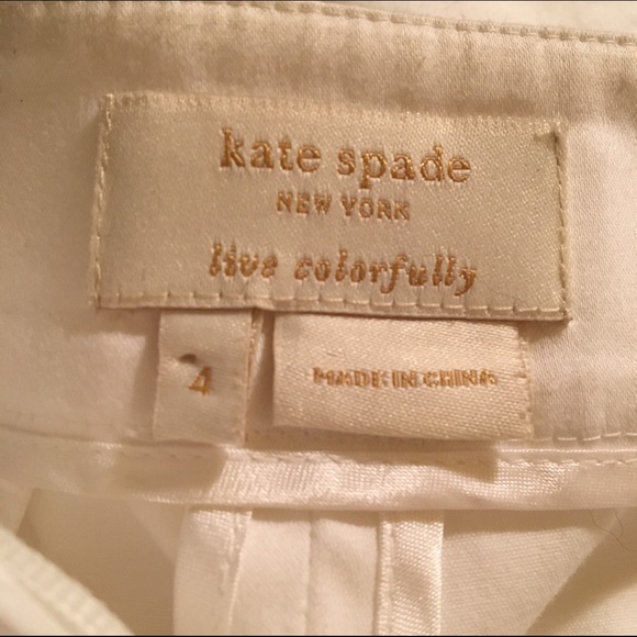 Kate Spade White Shorts - Picture 3 of 4