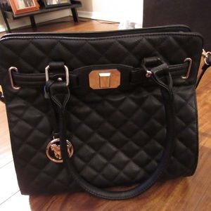 Black cross body purse