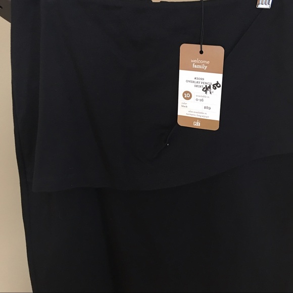 CAbi Overlay Pencil skirt Fall 2015