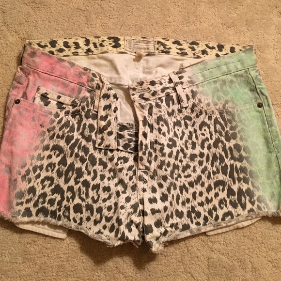 Current/Elliot Leopard and Neon Boyfriend Short
