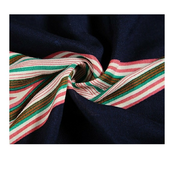 Color Woven Rop Cut Out High Slit Open Front Long - Picture 6 of 8