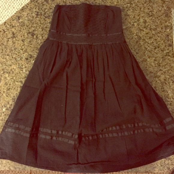 Black Strapless Dress