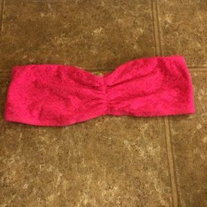 Neon pink bandeau