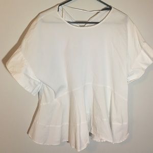 Zara Casual Peplum Tee