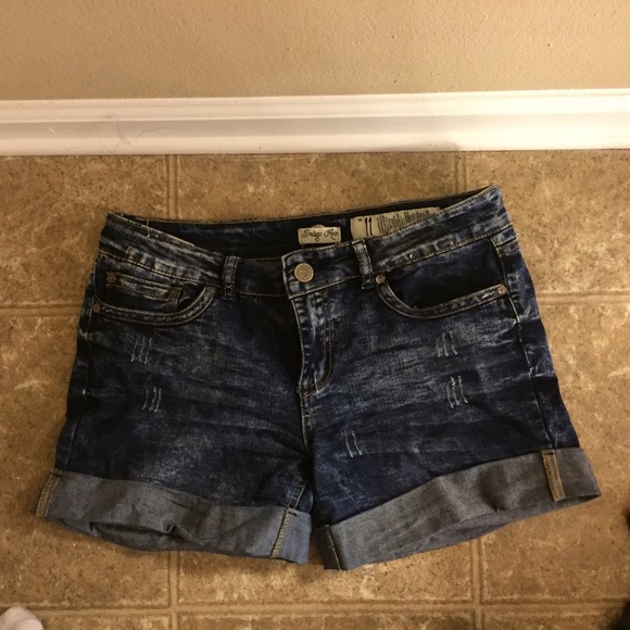 Denim shorts