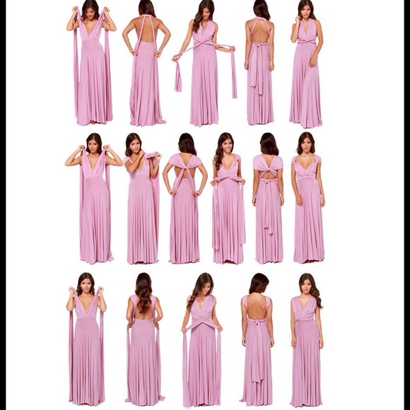 Aquamarine Convertible Multiway Maxi Dress, S - Picture 4 of 4