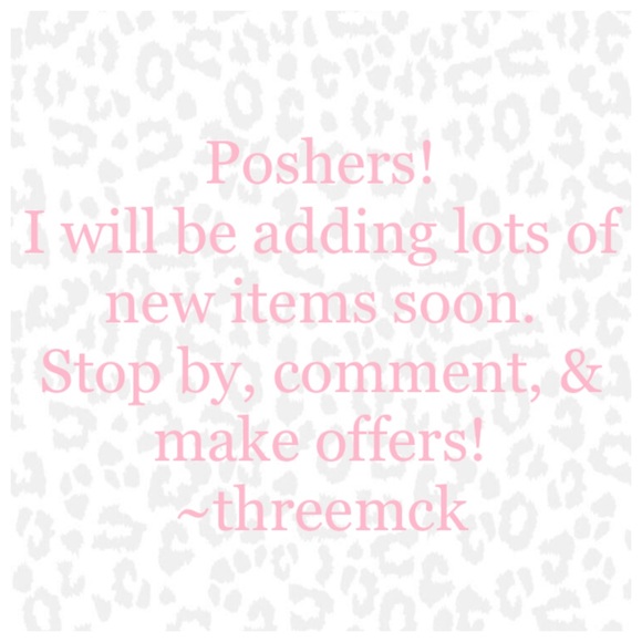 New items coming soon!