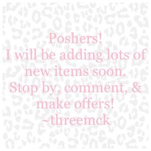 New items coming soon!