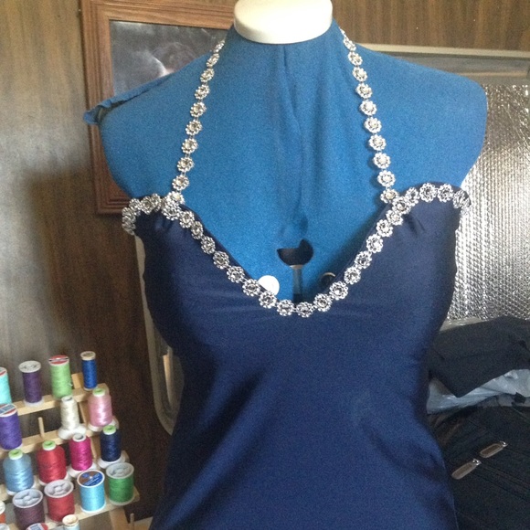 Blue dress