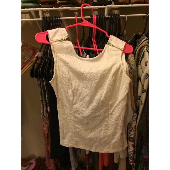White structured blouse