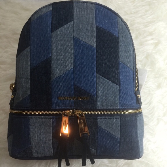 Price Drop☀️Michael Kors Patchwork Denim Backpack - Picture 4 of 4
