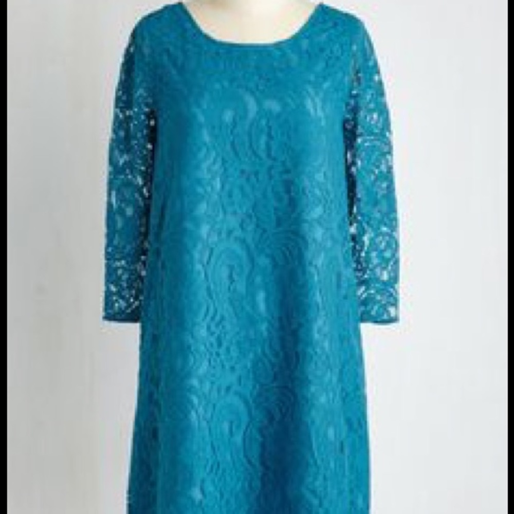 Everly/Modcloth Navy Blue Lace Dress