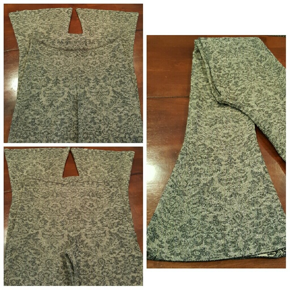 Free People Sweater Jaquard Print Pants - Picture 3 of 4