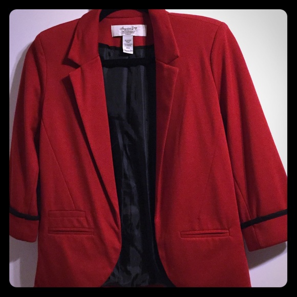 Red blazer