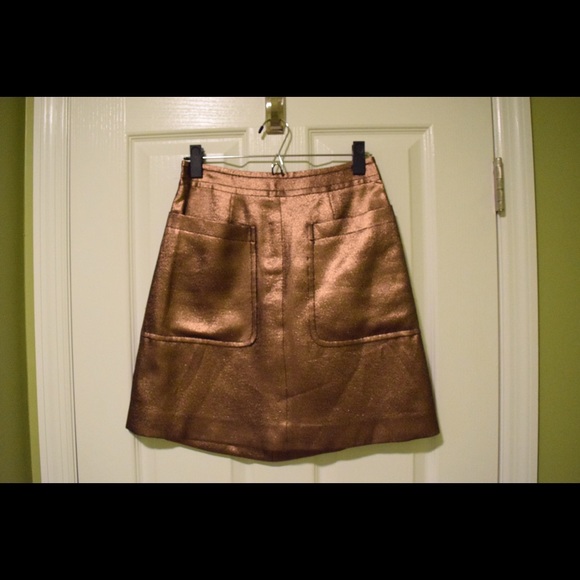 STUNNING Marc by Marc Jacobs A line skirt (bronze)