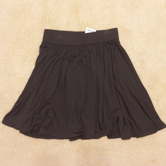 EXPRESS Gray Skater Skirt NWT