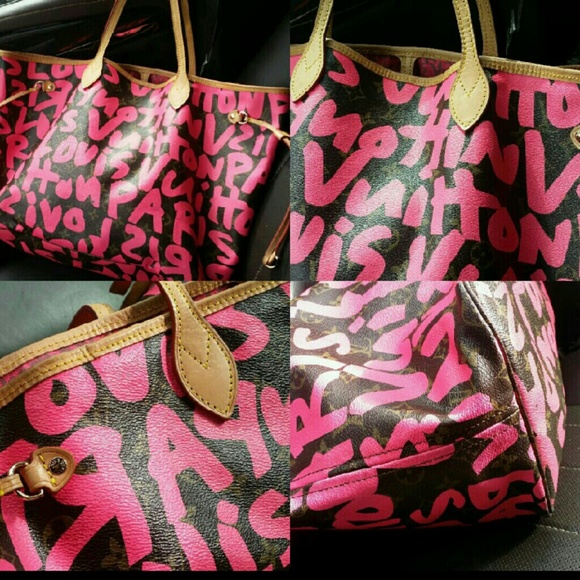 Black and pink bag