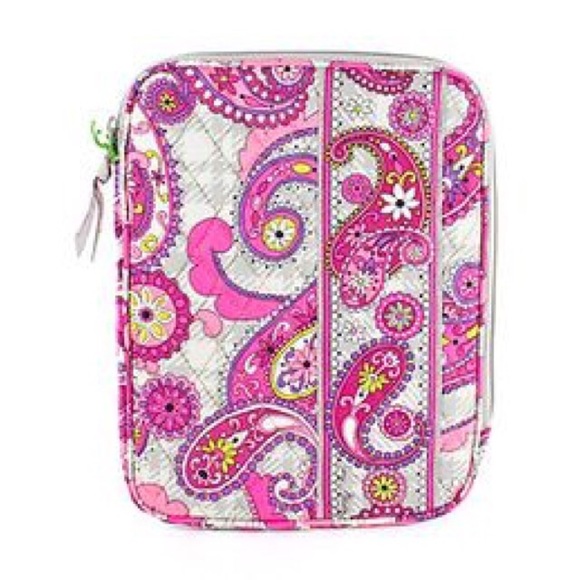 •Vera Bradley Paisley Meets Plaid Tablet Sleeve• - Picture 1 of 4