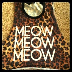Meow crop top