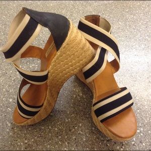 Paul green munchen wedge high platform shoes